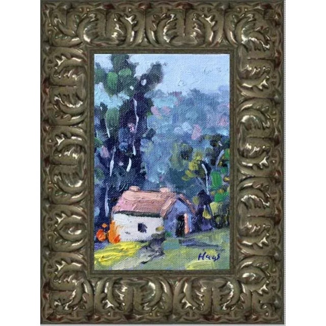 Modern Impressionist Oil Landscape For Sale - Image 4 of 5
