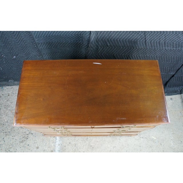 Late 18th Century Antique 18th Century George III Scottish String Inlaid Mahogany Chest of Drawers For Sale - Image 5 of 18