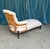 Antique White French 19th Century Chaise Longue in Muslin For Sale - Image 8 of 13