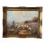 Framed Dutch Oil on Canvas "Sheep in the Field", Late 19th Century For Sale