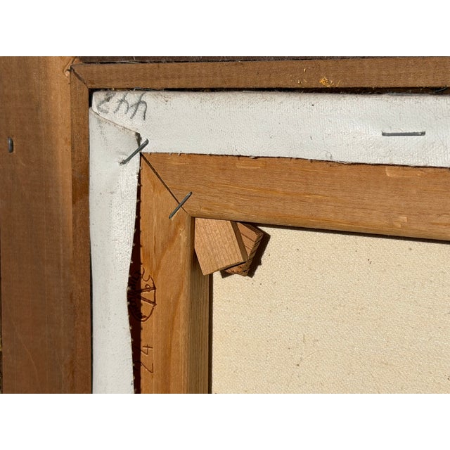 1960s Henri Dupre Original Mid Century Impressionist Oil Painting For Sale - Image 5 of 11