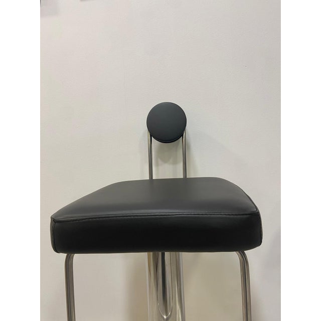 Black Birillo Stools by Joe Colombo for Zanotta, 1970s, Set of 2 For Sale - Image 8 of 12