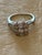 Vintage Estate Platinum Diamond Cluster Ring 4.5 For Sale - Image 10 of 12