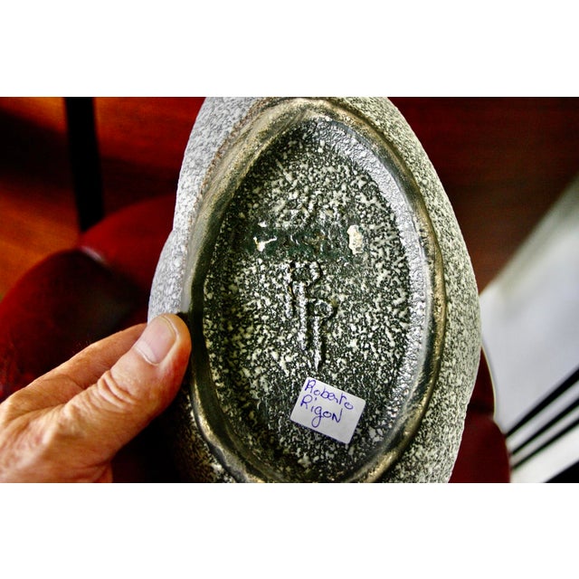 Ceramic Vase by Roberto Rigon for Bertoncello Ceramiche, Italy, 1960 For Sale - Image 9 of 10