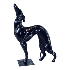 Art Deco Style Life Sized "Pat the Dog" Greyhound Figural Statue