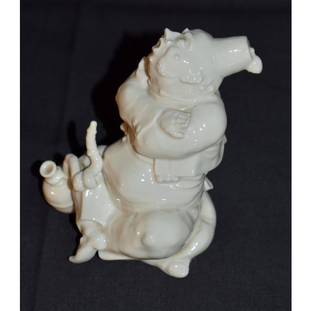 1950s Vintage KPM Porcelain Chinese Blanc De Chine Figure For Sale - Image 5 of 13