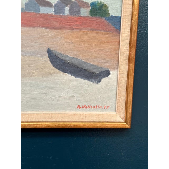Raymond Wallentin, Byxelkrok, 1975, Oil & Oil on Canvas, Framed For Sale - Image 6 of 18
