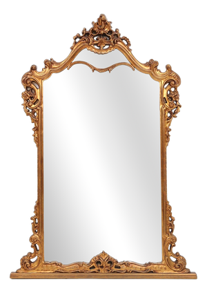 Vintage Louis XV Style Console Mirror, 1970s