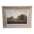 Claude E. Picault Antique Oil Painting 19th Century Pastoral Pond Landscape For Sale