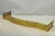 Antique English Victorian Serpentine Drape & Bellflower Brass Fireplace Fender with Remarkable Patina. Circa Late 19th...