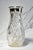 This impressive antique German cut crystal and 800 silver vase is a beautifully substantial example of Continental...