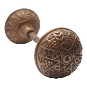 Pair of Vernacular Bronze Norwalk Entry Door Knobs
