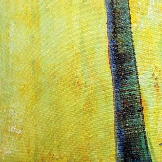 "Spring Palm" Contemporary Original Acrylic Painting by Kathleen Keifer For Sale - Image 4 of 8