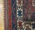 Early 20th Century 1900s Blue Navy Geometric Tribal Antique W. Persian Kurdish Rug 4'6" X 6'9" Handknotted Wool Carpet For Sale - Image 5 of 6