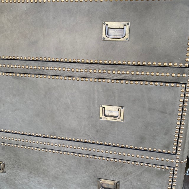 Restoration Hardware Marseilles 12-Drawer Leather Dresser | Chairish