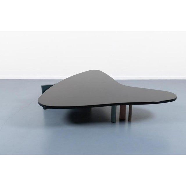 Black Coffee Table by Maurizio Salvato for Saporiti For Sale - Image 8 of 9