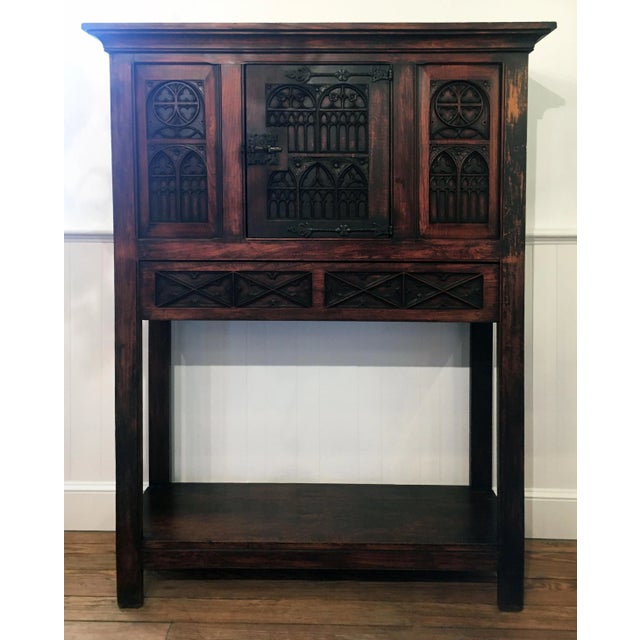 Dimensions: 47” x 16” x 67” (overall) 42.25” x 13.25” x 23.25” (cabinet interior) 36.25” x 10.75” x 5.5” (drawer)...