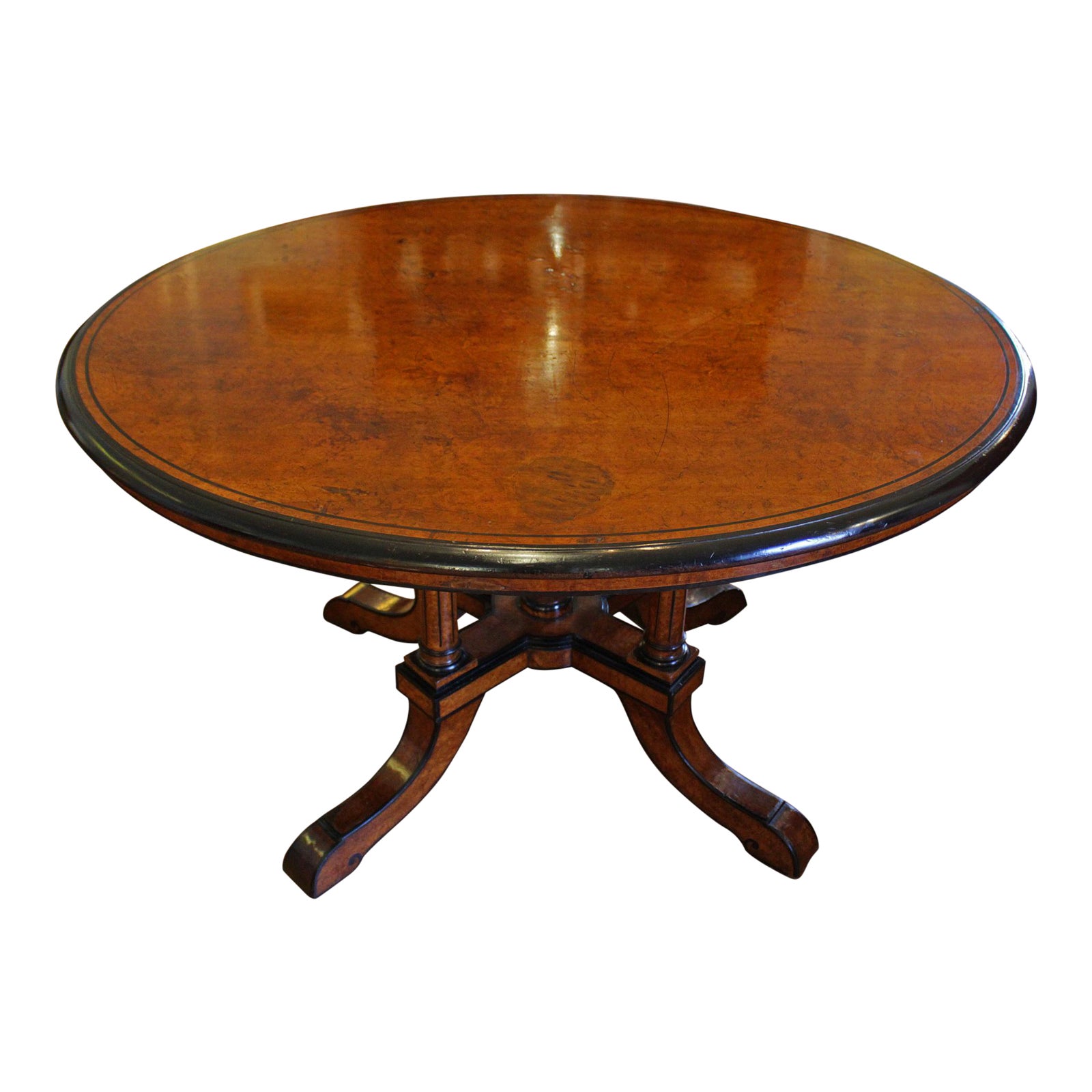 1865 Traditional Oval Center Table Chairish