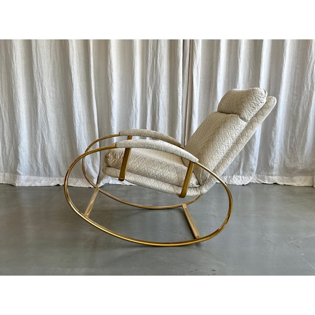 Mid-Century Modern Mid-Century Modern Rocking Chair by Guido Faleschini, Italy, 1970s For Sale - Image 3 of 18