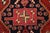 Caucasian Runner 4′ X 11′ Red Wool Vintage Tribal Hand-Knotted Oriental Rug For Sale - Image 11 of 15