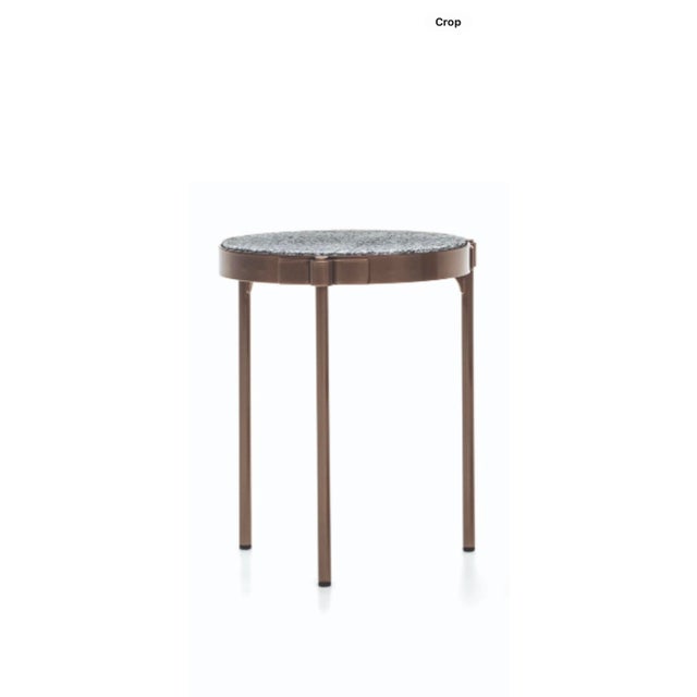 Minotti Minotti Tape Outdoor Side Table For Sale - Image 4 of 8
