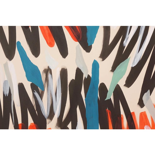 Paint 2023, Abstract Expressionist Painting, "Thinking About Cy", by Romina Milano For Sale - Image 7 of 8