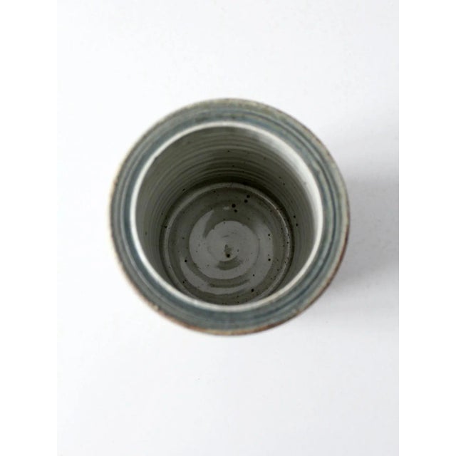 Vintage Studio Pottery Vase For Sale - Image 6 of 8