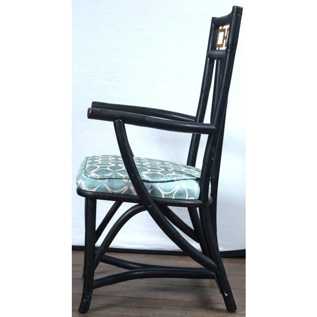 1950s Vintage James Mont Style Asian Modern Armchairs- a Pair For Sale - Image 12 of 18