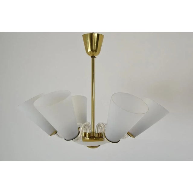 Mid-Century Chandelier by Kamenicky Senov, 1960s For Sale - Image 3 of 17