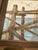 Wood 1970s Original Nautical Ocean Oil Painting - Seagulls & Sea Pier Pilings in Wood Frame For Sale - Image 7 of 11