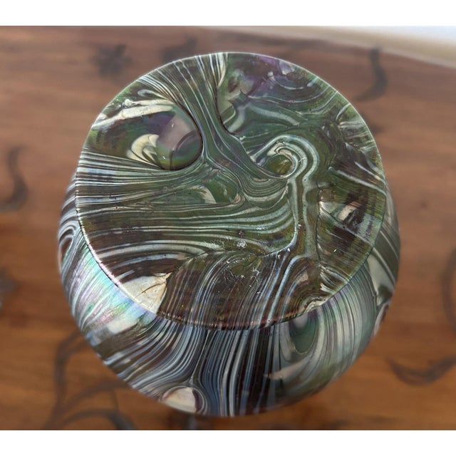 Art Nouveau Bottle by Johann L. Witwe, 1890s For Sale - Image 10 of 12