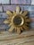1960s Italian Florentine Radiant Giltwood Sunburst Wall Mirror For Sale - Image 13 of 15
