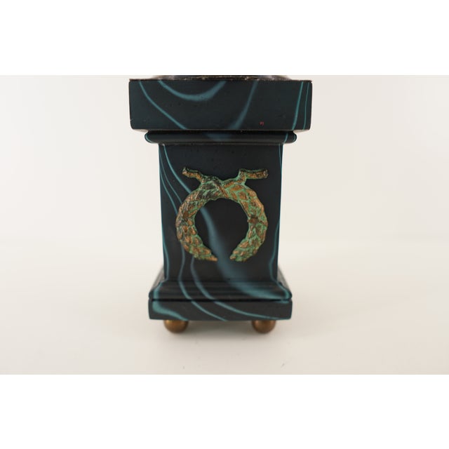 Vintage Marble Pedestal Vessel For Sale - Image 13 of 13