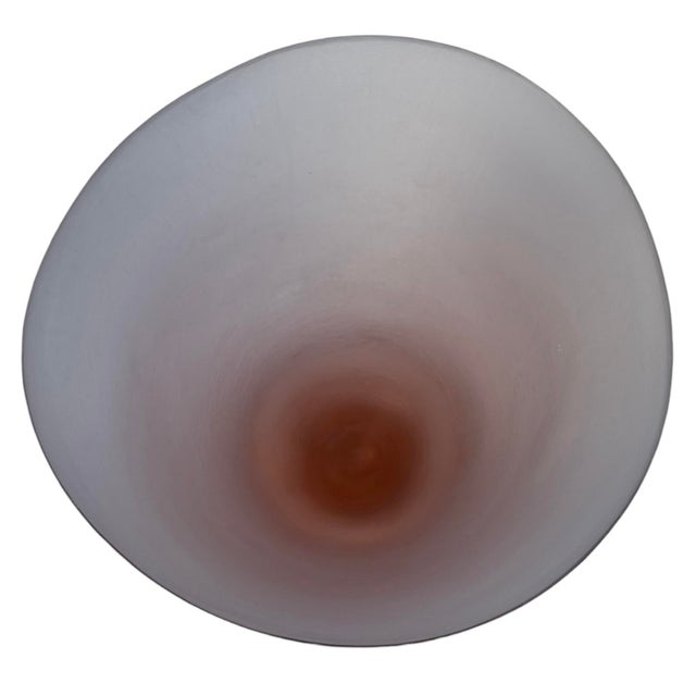 Tobia Scarpa 1960s Tobia Scarpa Battuto Vase for Venini, Pink For Sale - Image 4 of 12