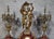 Mantelpiece Set with Clock and Candleholders, Set of 3 For Sale - Image 5 of 7
