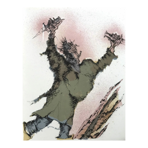 1979 Luc Simon Original Lithograph Untitled 9