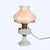 Antique Alacite Glass Lincoln Drape Electrified Aladdin Kerosene Lamp C1920 Measures - 19 1/4" x 10 1/2" x 10 1/2"