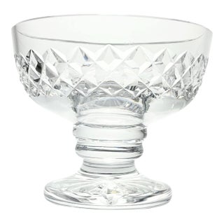 Waterford Crystal Footed Pedestal Compote Catchall Decorative Bowl For Sale