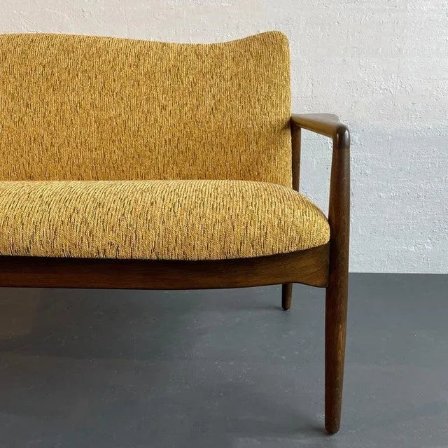 Mid-Century Modern 1950s Danish Modern Oak Sofa by William Watting for Modernord For Sale - Image 3 of 11