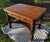 Brown Antique Tiger Oak Library Table / Desk – Bailey, Jones & Co., Jamestown, n.y. For Sale - Image 8 of 8