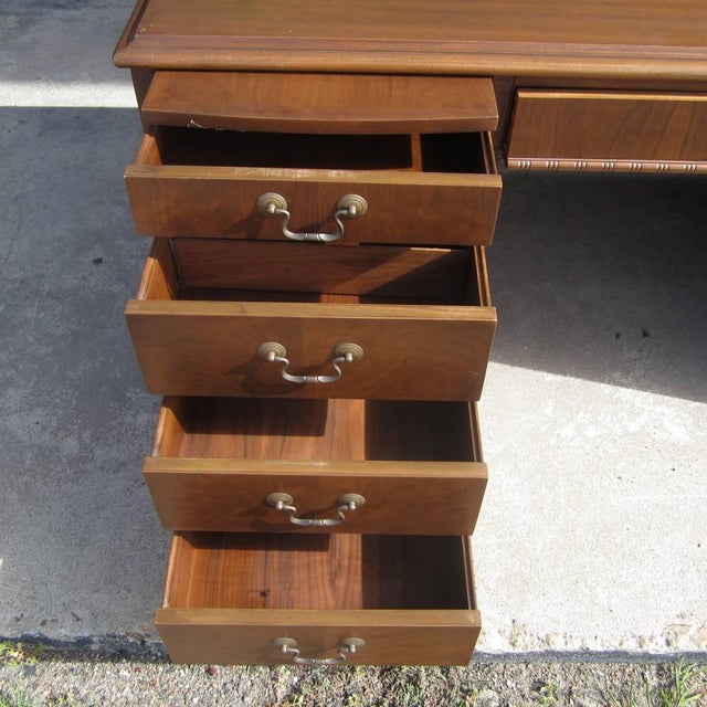 Vintage Walnut Shelbyville Desk Chairish