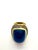 Bochic “Orient” Vintage Multi Sapphire & Tanzanite Ring Set 18K Gold & Silver Natural Tanzanite 16.00 Carats Natural Multi...