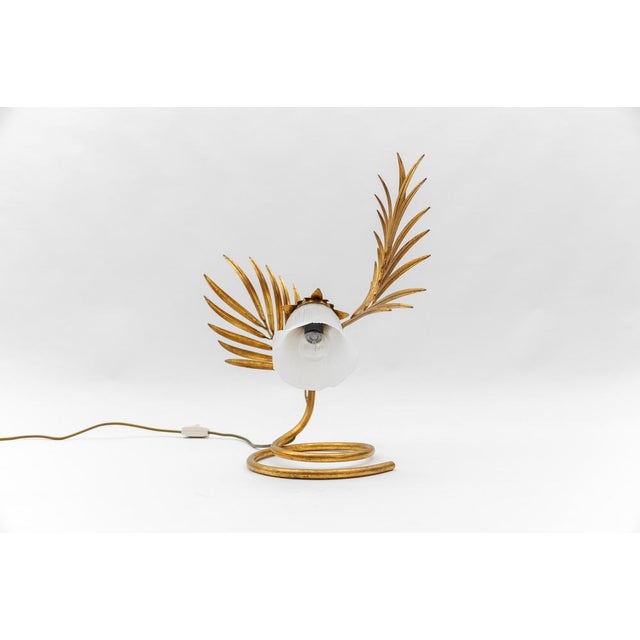 Hollywood Regency Palm Table Lamp from Hans Kögl, 1970s For Sale - Image 14 of 14