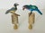 1970s 1970s Cute Artisan Made Birds Figurines Lamp Finials For Sale - Image 5 of 5