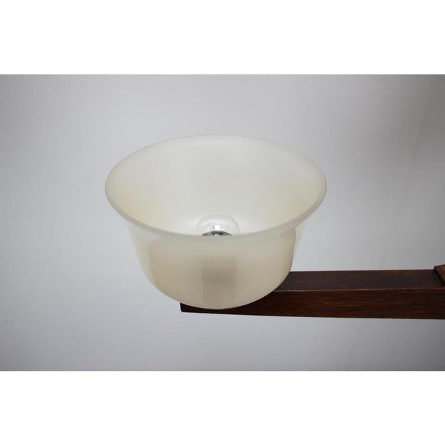 Mid-Century Modern Wooden Chandelier, 1930s For Sale - Image 6 of 10