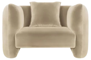 Fabric Jacob Armchair from Collector
