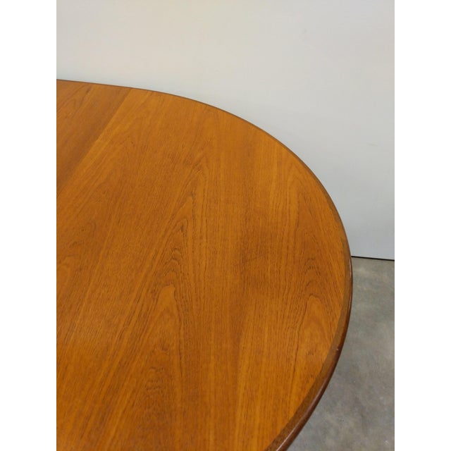 Brown Vintage Mid Century Modern Teak Extendable Dining Table by G Plan For Sale - Image 8 of 9