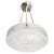 A French Art Deco pendant chandelier by "Lorrain Nancy France" in great condition. Clear frosted molded glass shade with...