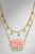 Emerald & Pink Spinel Fringe Necklace, 14k Gold For Sale - Image 10 of 10