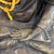 Metal Vintage Bronze Sitting Buddha Sculpture With Yellow Bead Necklace For Sale - Image 7 of 8